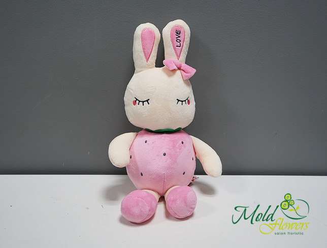 Strawberry Pink Bunny, Height 45 cm photo